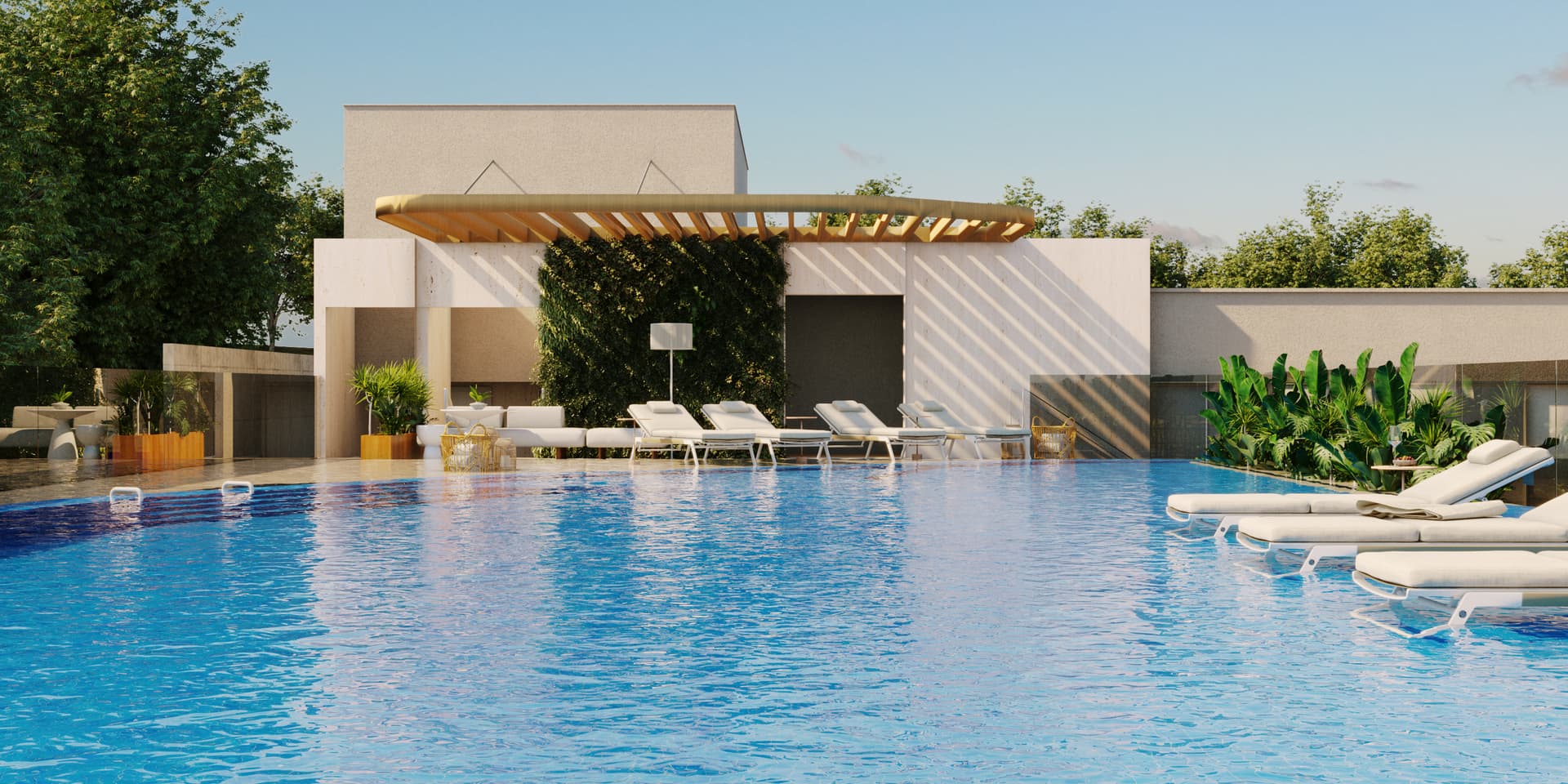 Resort Pool Deck