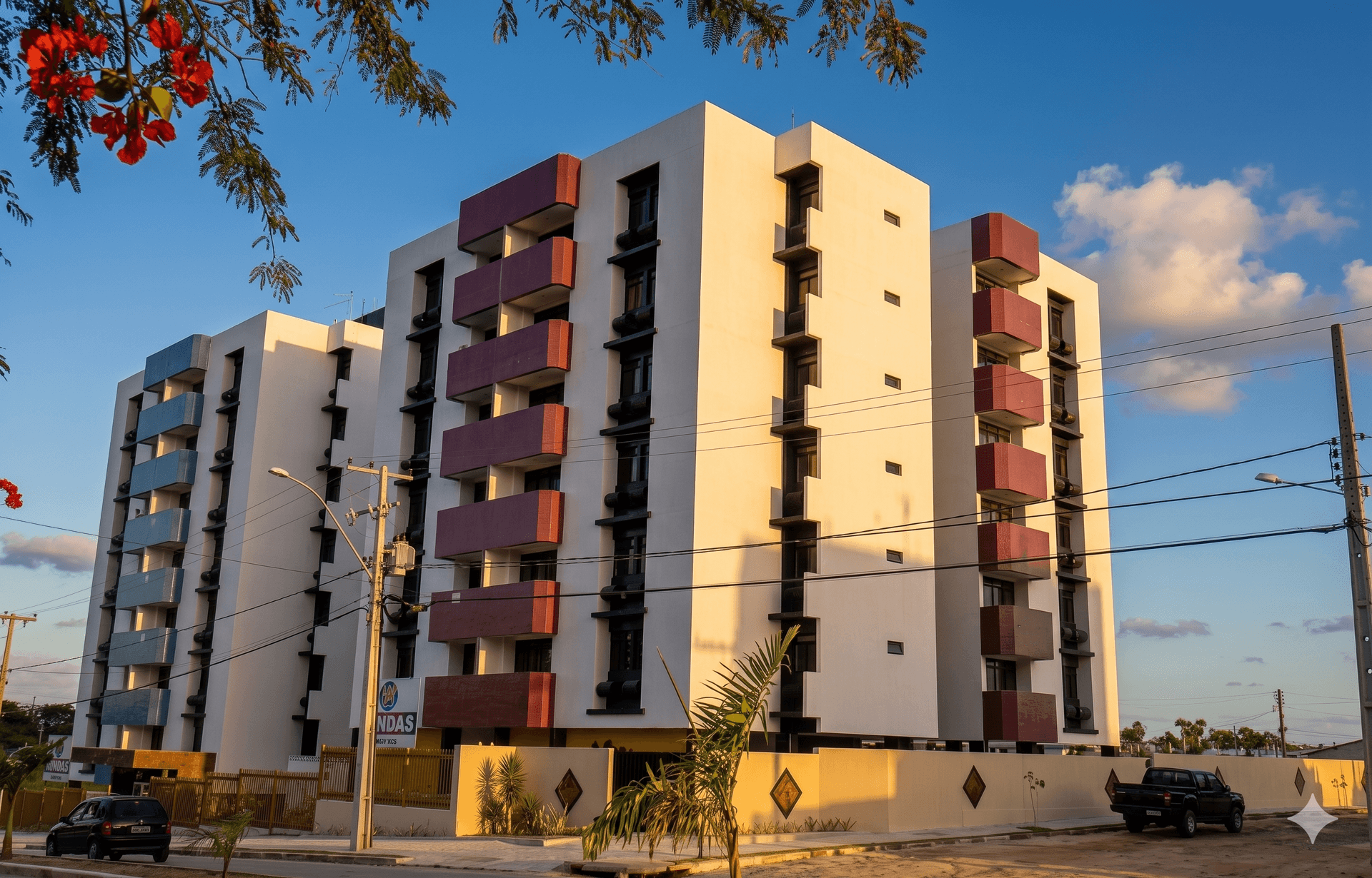 Fachada do Residencial Topázio em Natal RN
